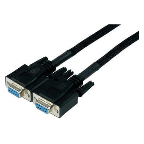 Phobya Serielles Kabel DB9 1:1 3m (Stecker Stecker 9pol) sch (3 m) (87366)