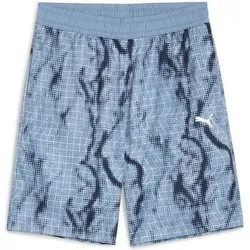 PUMA Kinder Shorts TAD ESS AOP Woven Shorts B, Größe 176 in Grau Grau