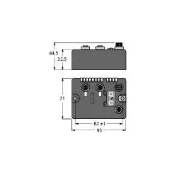 Turck Compact Feldbus Station BLCDN-2M12S-2AI-PT