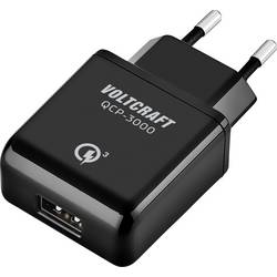 VOLTCRAFT QCP-3000 USB Ladegerät 19.5 W 1x USB-A Schwarz Innenbereich Qualcomm Quick Charge 3.0 VC-11342765