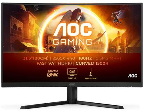 Monitor Gaming Curvo AOC CQ32G4VE   31,5''   180Hz   QHD