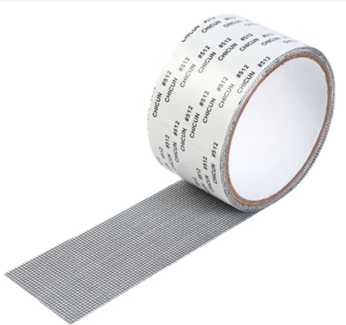 2 stuks Zelfklevende Raamscherm Reparatie Tape - Grijs Vliegengaas - 5 cm x 500 cm - 50 Mesh