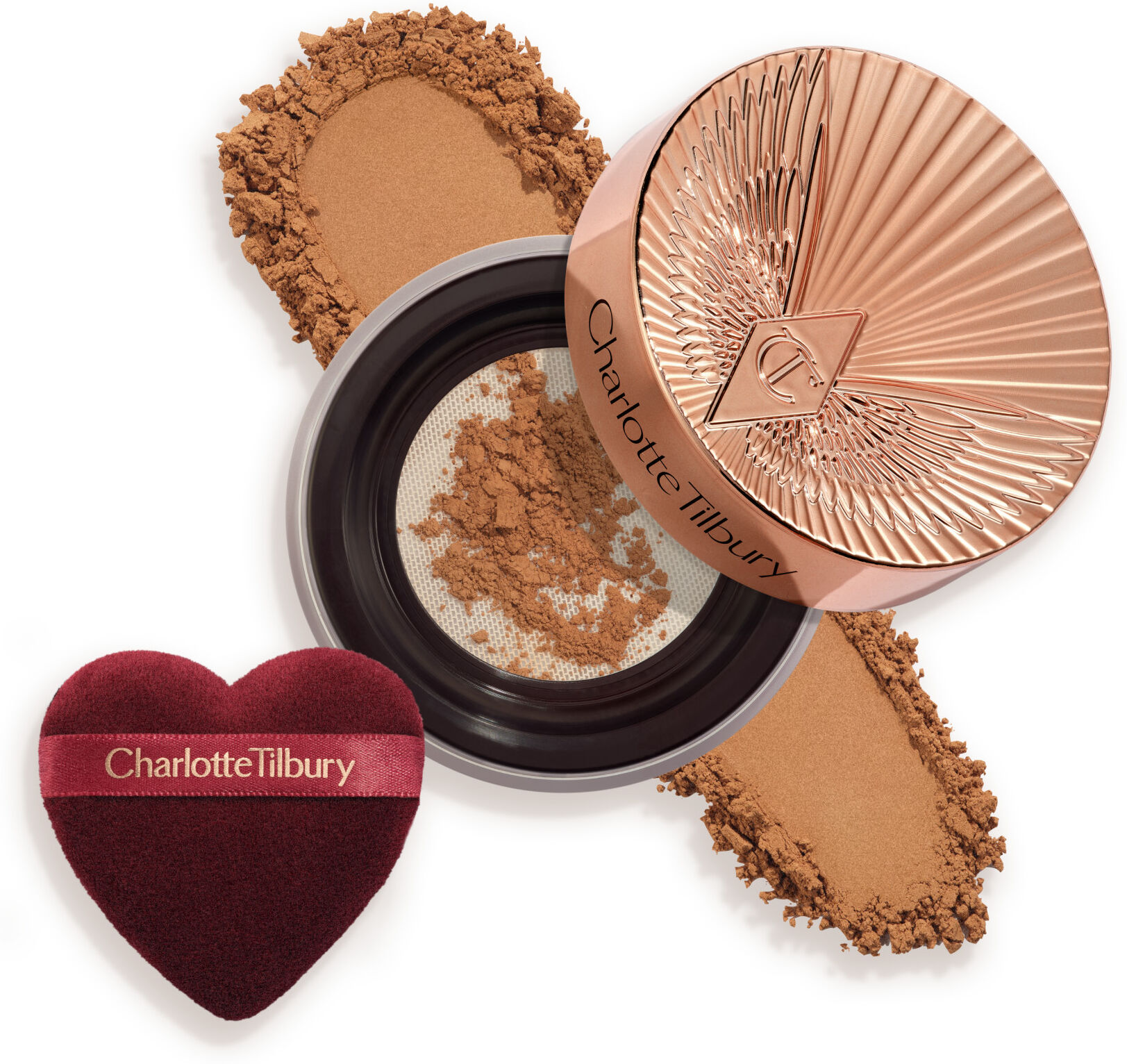 Airbrush Flawless Blur Loose Powder - Tan / Deep Translucent Charlotte Tilbury 1837 Airbrush Flawless Blur Loose Powder Size: