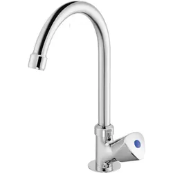 Neuesbad Spültischarmatur mit U-Auslauf, für kalt Wasser OR gemischt Wasser, Chrom NB1DEBEZ062L1