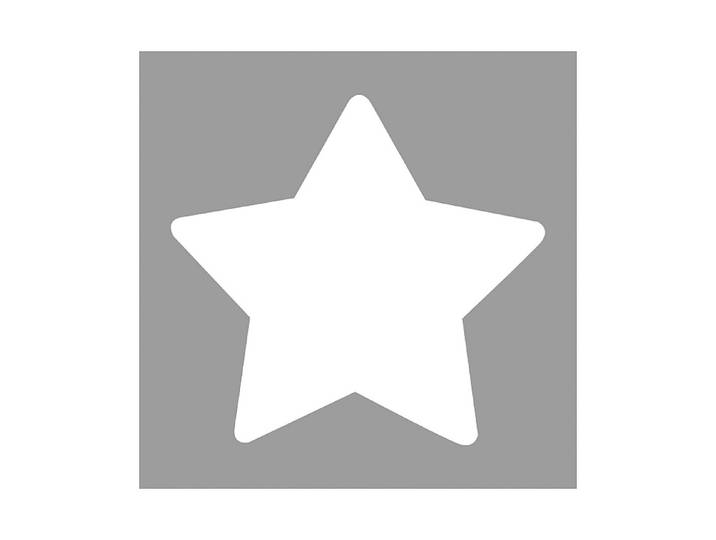Motivstanzer: Stern, 3,81cm ø, (1 1/2 ), SB-Blister 1Stück