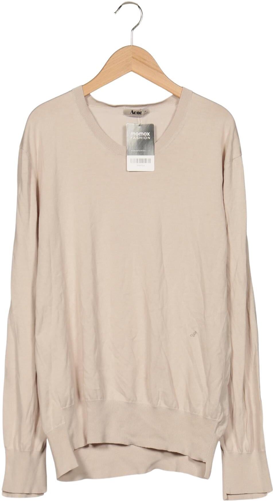 Acne Studios Herren Pullover, Cremeweiß, Gr. M, Baumwolle - Second Hand