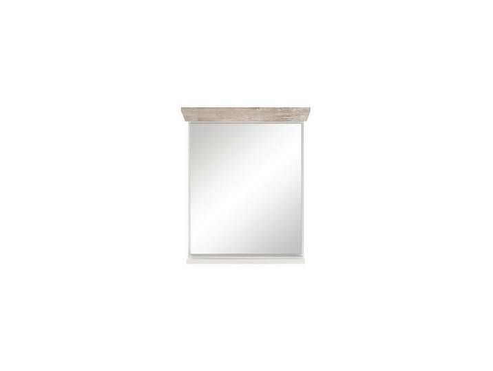 Mid.you Wandspiegel, Pinienfarben, 60x72x15 cm, Ablage, Badezimmer, Badezimmerspiegel, Badspiegel