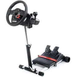 Wheel Stand Pro Logitech Driving Force GT/PRO/EX/FX - Deluxe V2, Sim Rig, Schwarz
