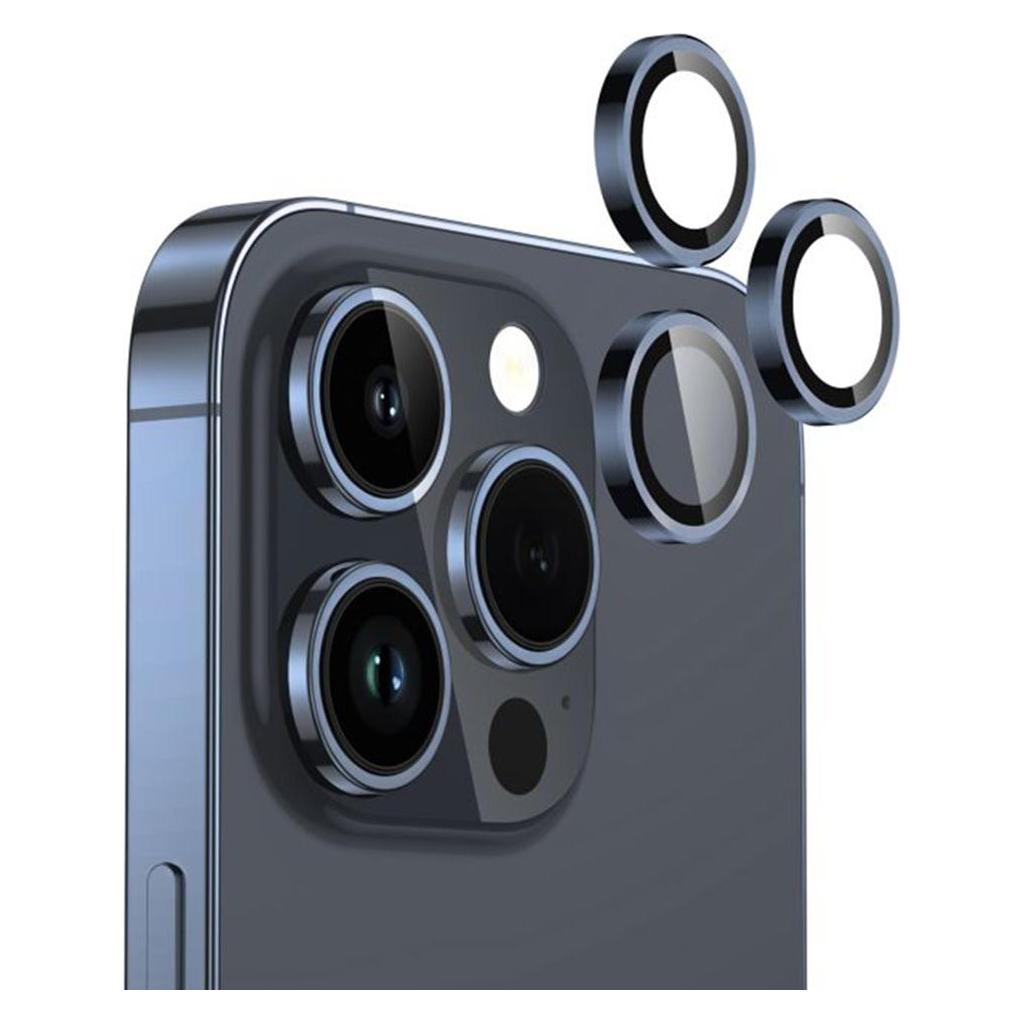 Lito - S+ Camera Glass Protector - iPhone 15 Pro / iPhone 15 Pro Max - Blue Titanium (Apple iPhone 15 Pro, Apple iPhone 15 Pro Max) (56343722)