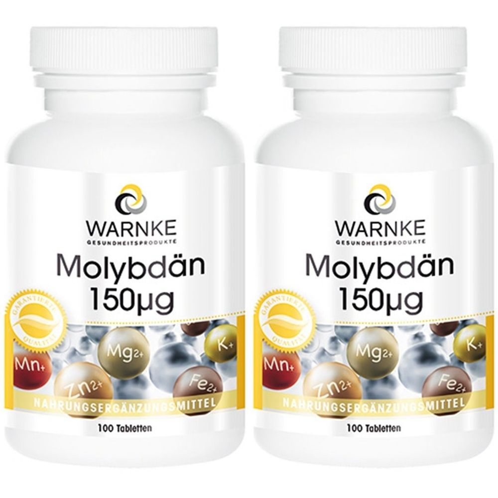 Molybdän 150 µg Tabletten 2x 2x100 St