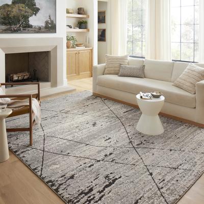 Alexander Home Vive Modern Geometric Abstract High-Low Area Rug