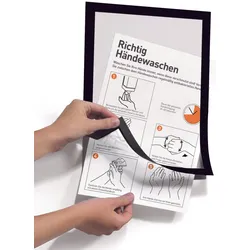 DURABLE Magnetrahmen selbstklebend A4 schwarz
