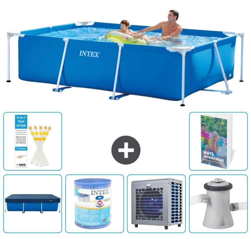 Rechteckiger Frame Pool - 260x160x65 cm - 5-teilig S29