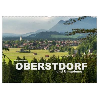 Oberstdorf und Umgebung (Wandkalender 2026 DIN A2 quer), CALVENDO Monatskalender