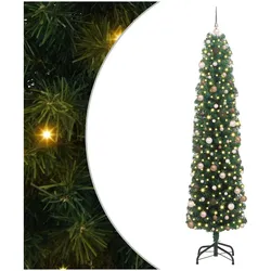 vidaXL, Weihnachtsbaum, Schlanker Weihnachtsbaum (240 cm)