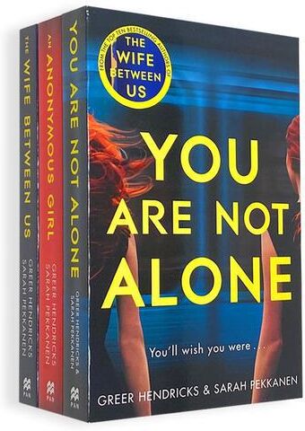 MACMILLAN Greer Hendricks & Sarah Pekkanen 3 Books Collection Set (The Wife Between Us, An Anonymous Girl, You Are Not Alone)