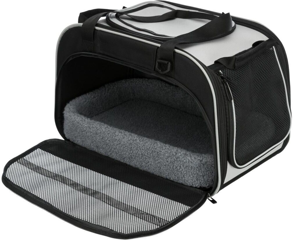 Tiertransporttasche TRIXIE "Tiertransport-Tasche Valery", schwarz, B:29cm H:31cm T:49cm, Polyester, Tiertransportbehälter, Tiertransporttasche schwarz B/H/T: 29cm x 31cm x 49cm