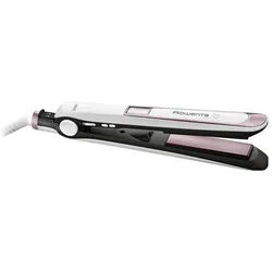 Rowenta, Glätteisen, SF7460 hair styling tool Straightening iron Warm Pink, White