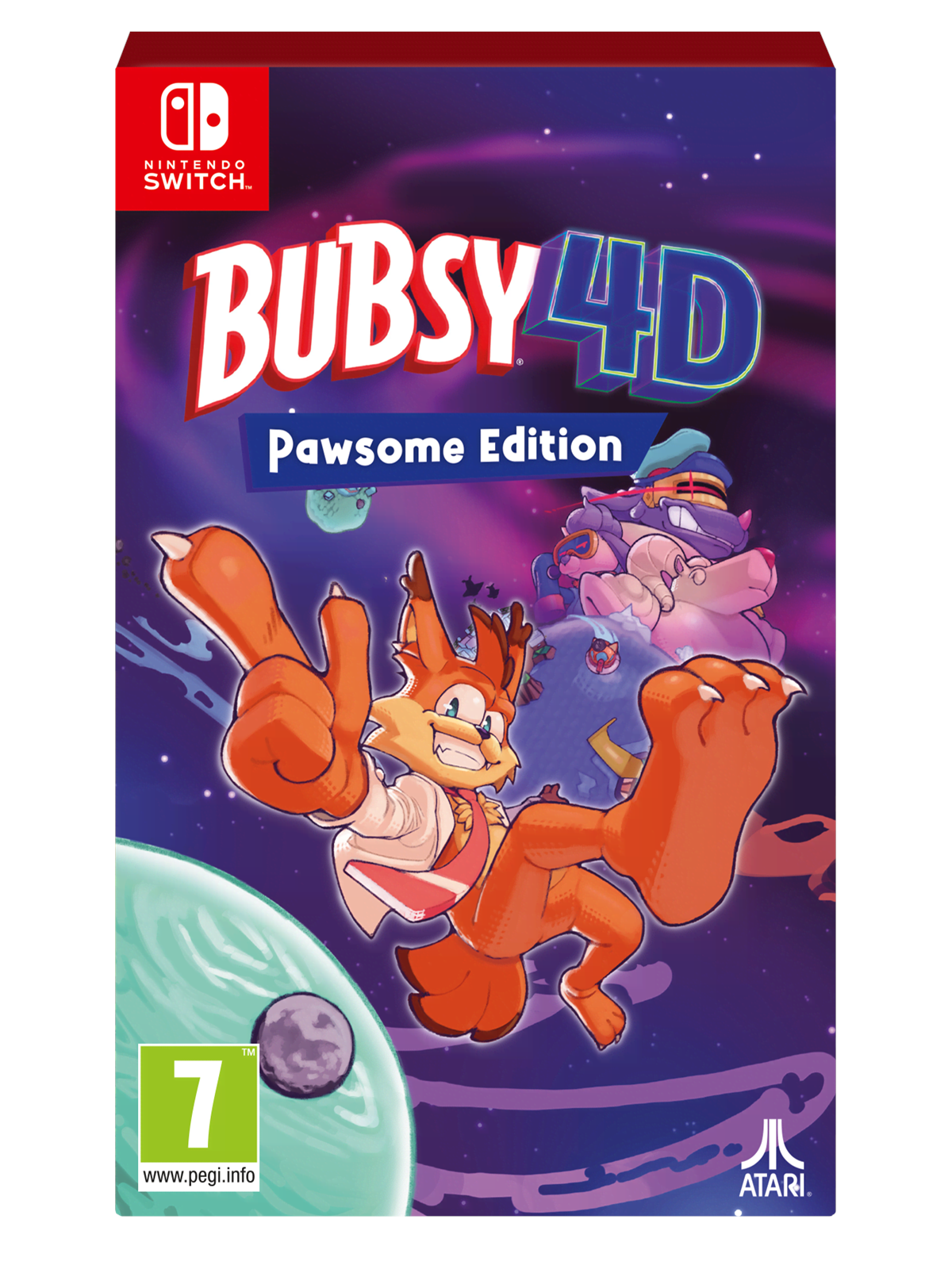 Bubsy 4D (Pawsome Edition) - Nintendo Switch - Plattform - PEGI 7