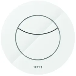 TECEflushpoint Feinbauset, pneumatische Fernauslösung, für Zweimengentechnik, runde Blende, 9240981, Farbe: Weiß