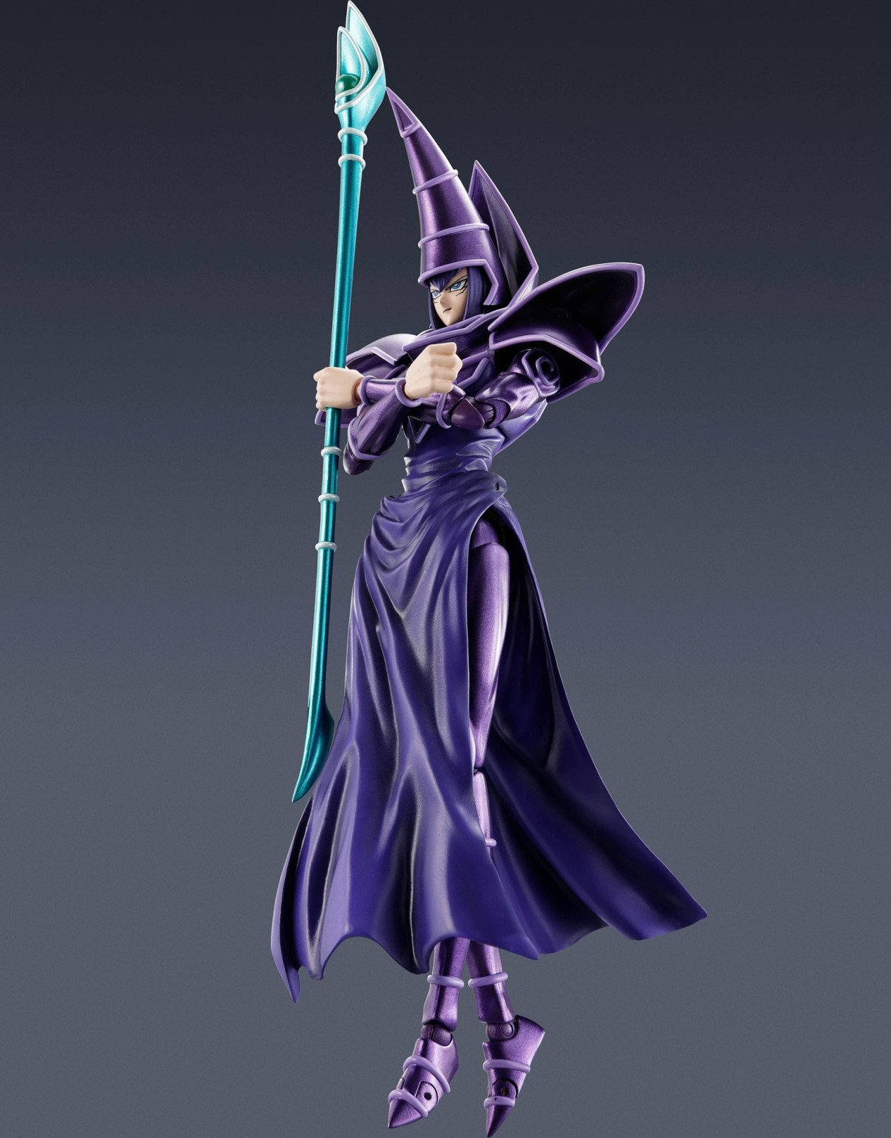 Bandai Tamashii Nations Yu-Gi-Oh! S.H. MonsterArts Dark Magician actiefiguur, 19 cm