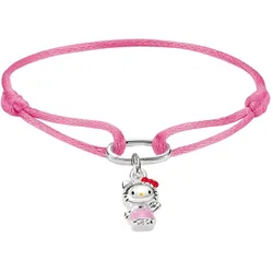Thomas Sabo A2242-M07-9-L24V Hello Kitty Textilarmband pink mit Charm Connect