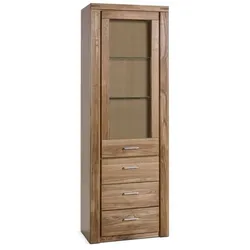 Elfo Vitrine Tabea Holz Braun Wildeiche