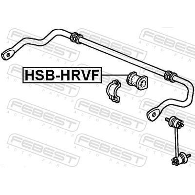 FEBEST Lagerung, Stabilisator HSB-HRVF Vorderachse für HONDA