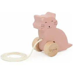 Trixie Baby Kleines Holz Nachziehtier Katze