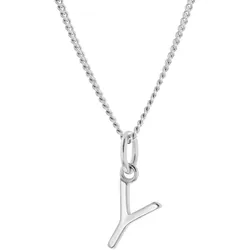 trendor 15210-Y Damen-Kette mit Buchstabe Y Anhänger Silber 925, 40 cm