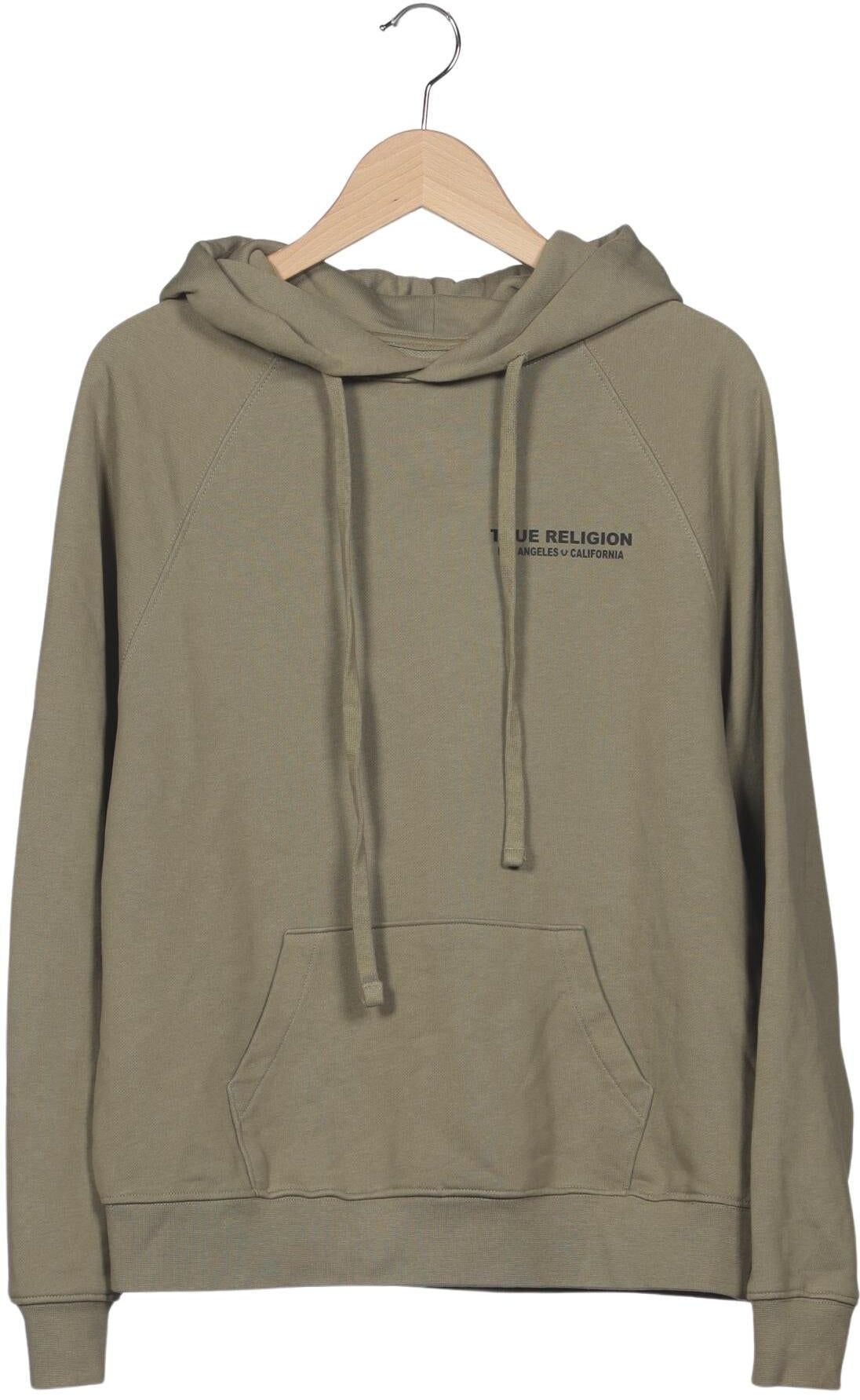 True Religion Herren Kapuzenpullover, Grün, Gr. XS, Baumwolle / Modal - Second Hand