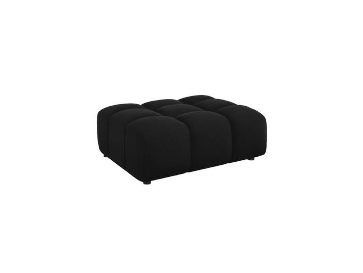 Design Sitzpouf „Sky“ Samt Schwarz chosen by Bloomingloft