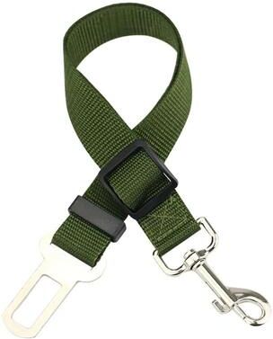 Uplift Treasures Adjustable Dog Car Seat Belt Safety Harness Leash army Green