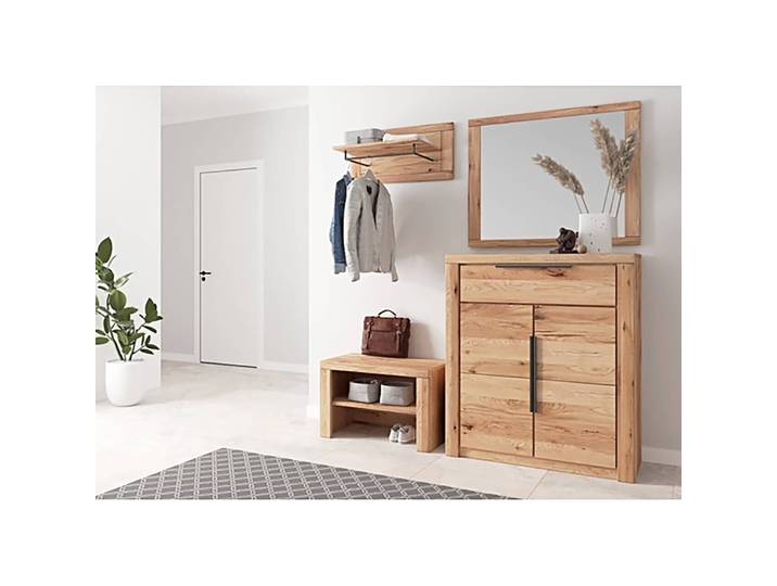 Porte-manteau mural I 80 x 36 x 28cm Marron/Marron