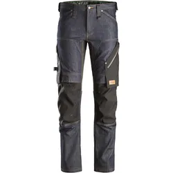 Snickers FlexiWork Denim Arbeitshose, EN 14404 54 denim-schwarz