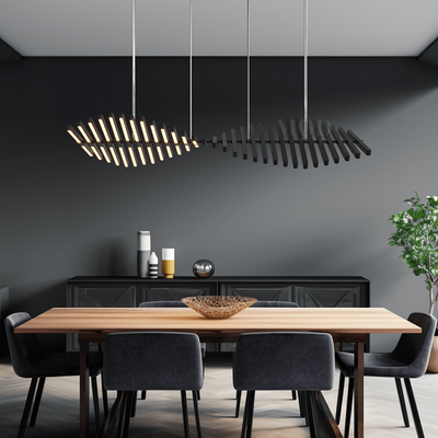 Sylas   Light Stack Pendant   40 Bars / Warm White (3000k)   MOD LIGHTING