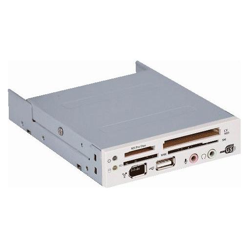 Eurocase Card reader 33in1,USB,AU,FW,white (USB) (CARDREADER33IN1AUUSBFWWHITE)
