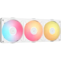CORSAIR iCUE LINK RX360 II RGB White mit iCUE LINK System Hub | Gehäuselüfter