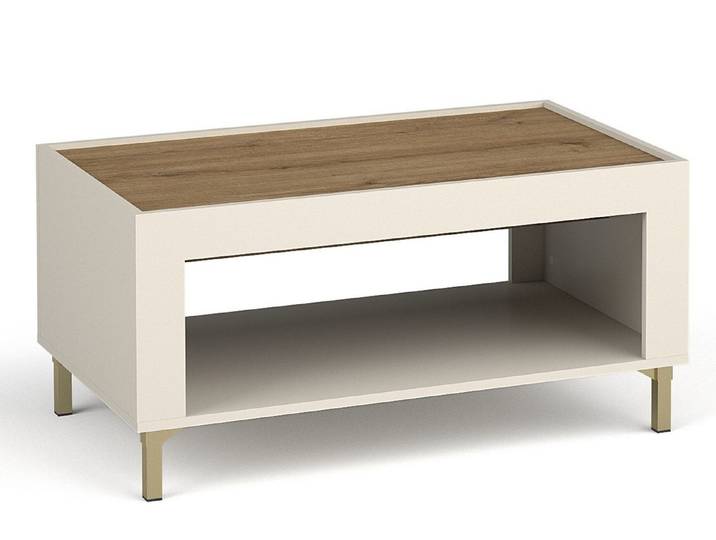 Compleo Couchtisch mit Ablagefach, Modern Kaffeetisch Beistelltisch Sofatisch