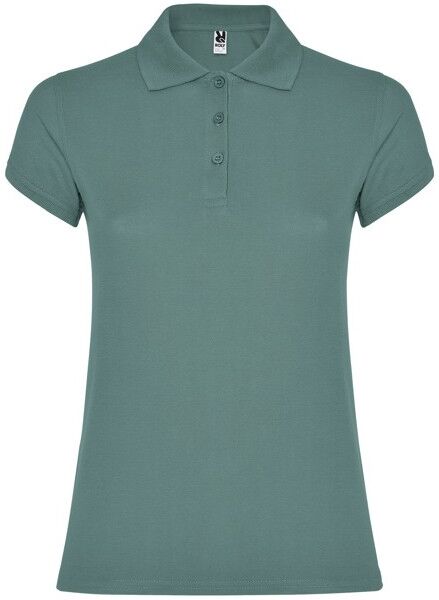 Polo ajusté personnalisé en coton 200 g/m² Star Woman XXXL AZUL CALMA