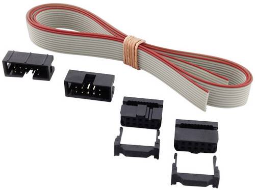 BKL Electronic 10122101Pfosten-Steckerverbinder-Set mit Zugentlastung Rastermaß: 2.54mm Polzahl Gesamt: 16 Anzahl Reihen: 2 1 Set