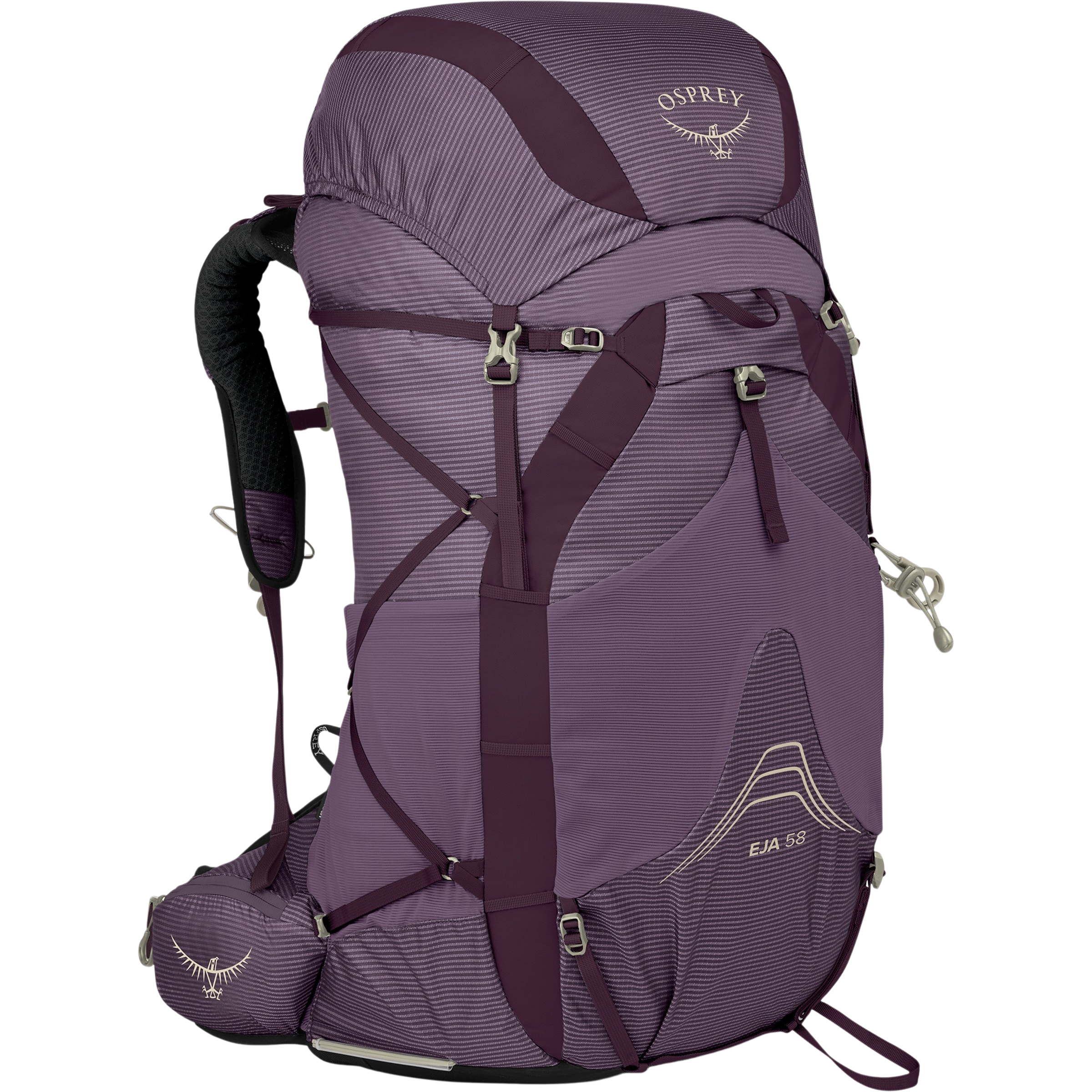 Osprey Eja 58 Damen Trekkingrucksäcke lila Größe 58L | XS-S Trekking