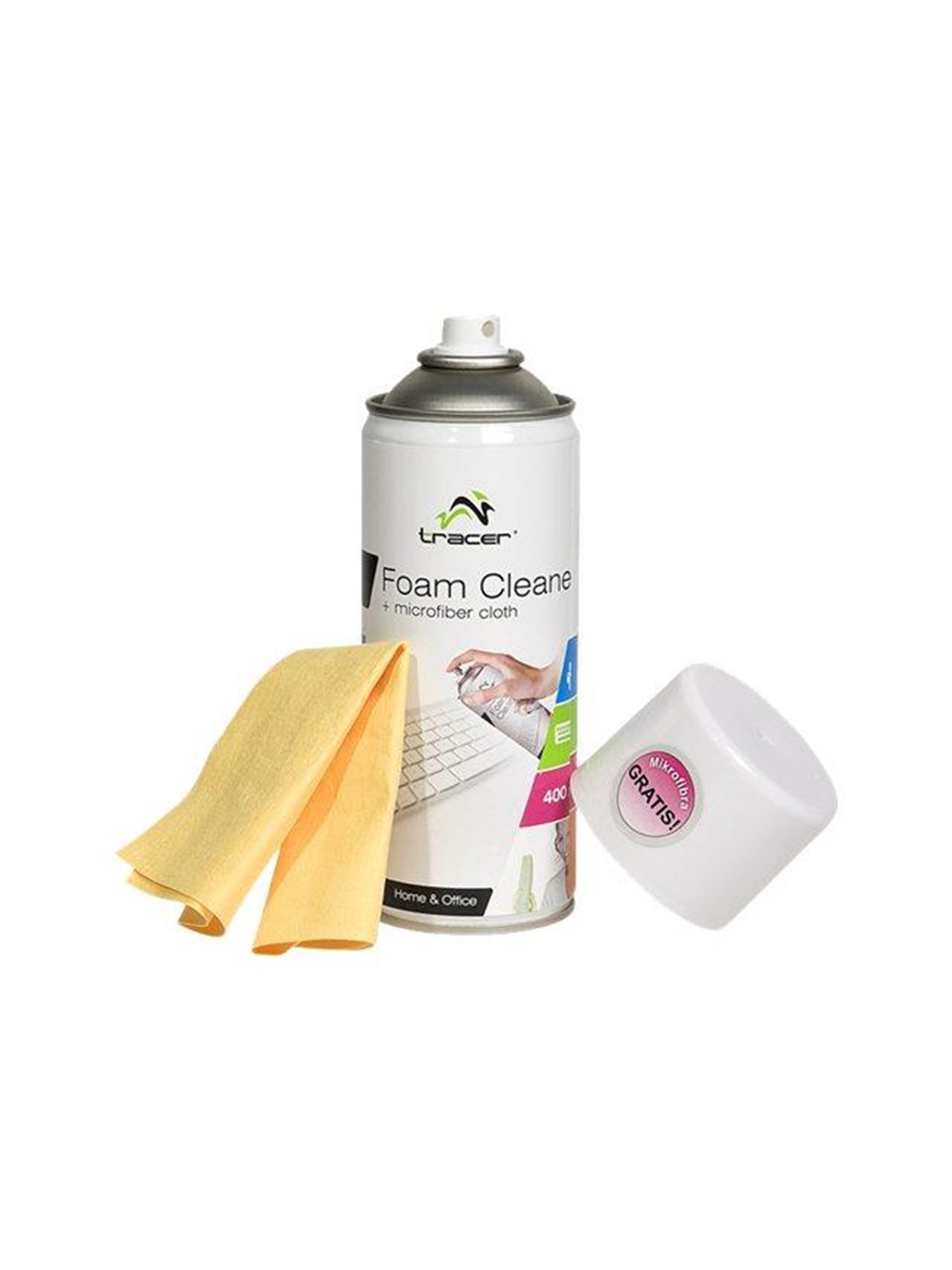 Tracer Cleaning Foam 400ML + Microfiber cloth