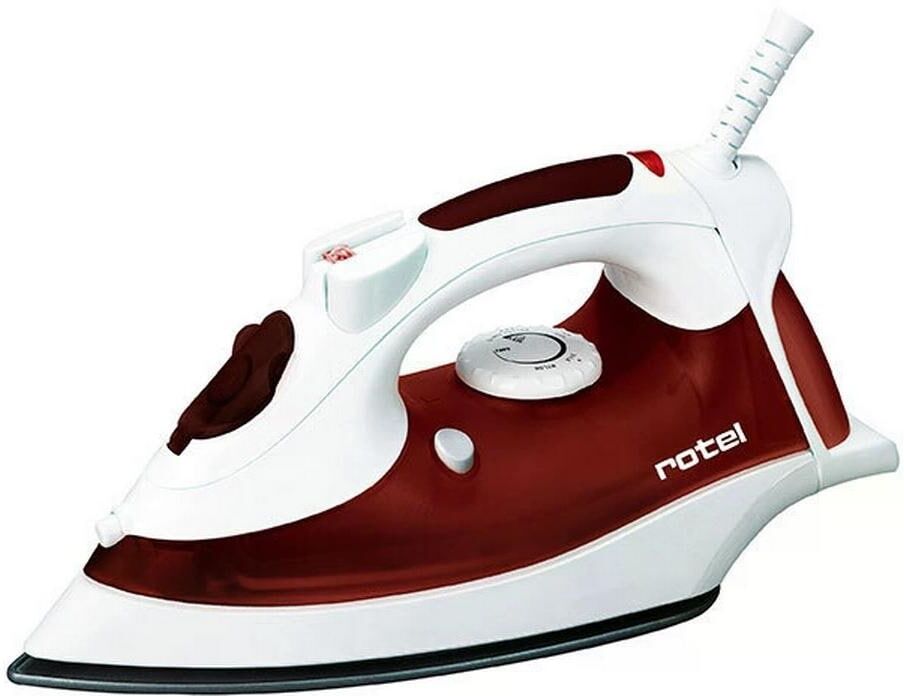 Dampfbügeleisen ROTEL "917CH1", rot, B:12cm H:14cm T:29cm, Bügeleisen, Dampfbügeleisen rot Einheitsgröße
