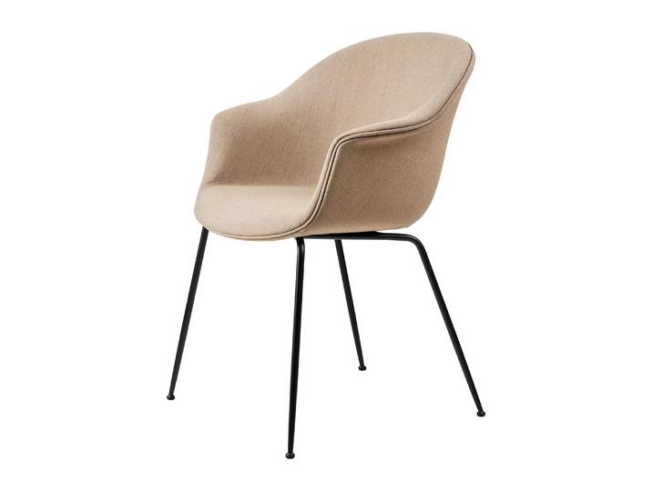 GUBI Bat Dining Chair Fully Upholstered Stuhl Remix 3 nr.233-black