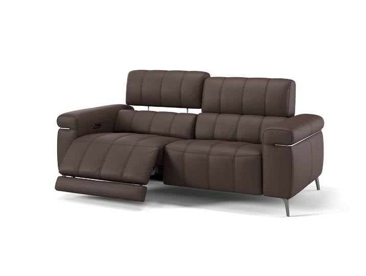 Ledersofa SOLETO 2-Sitzer Couchgarnitur Sofagarnitur