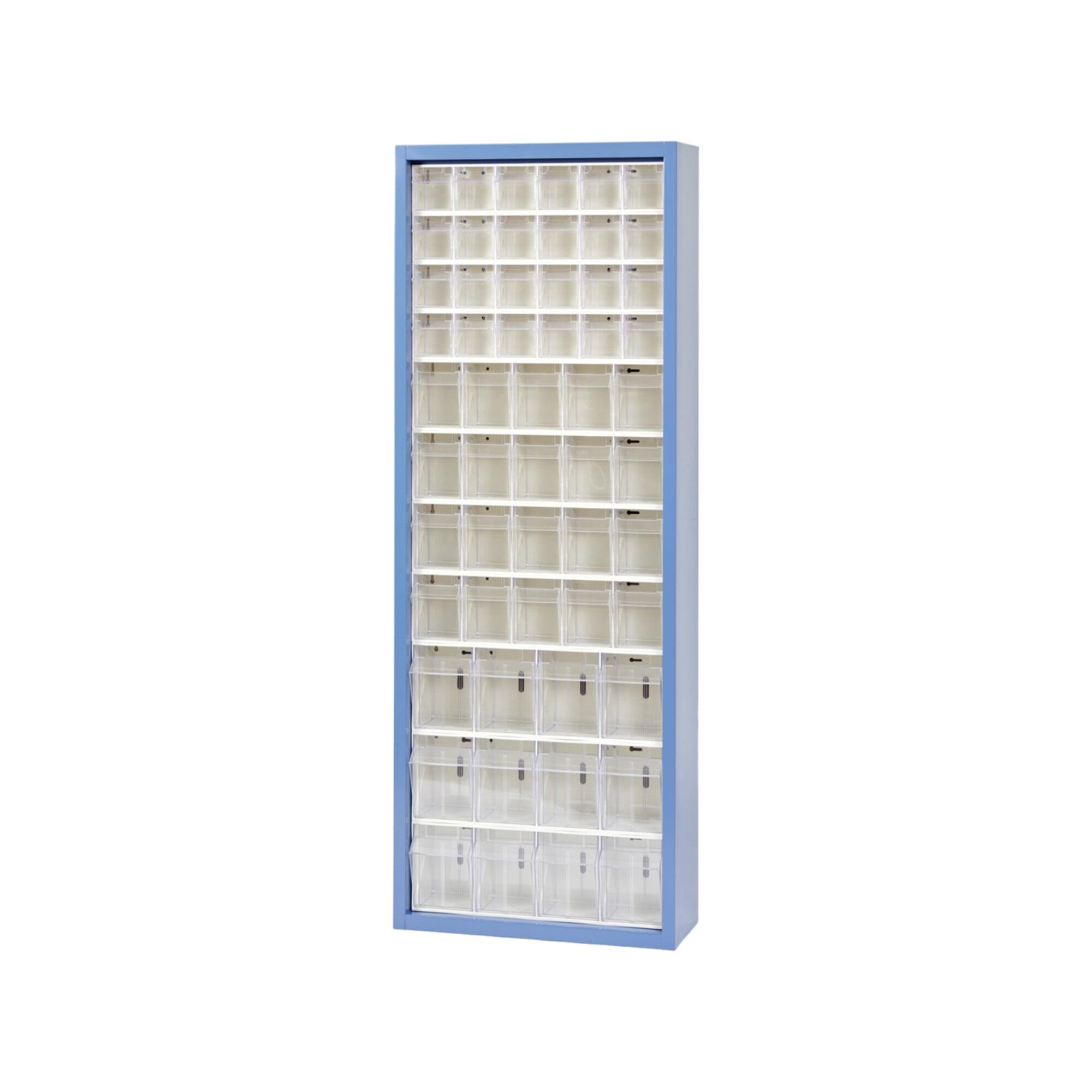 Hünersdorff MultiStore Magazin-Schrank 56 einbrennlackiertem Stahlblech,enzianblau (466256)