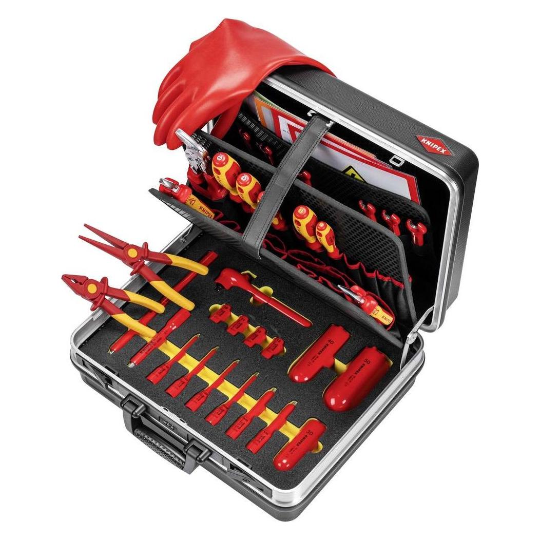 Knipex Werkzeugkoffer "Basic" E-Mobilität (34 Teile) (00 21 05 EV)