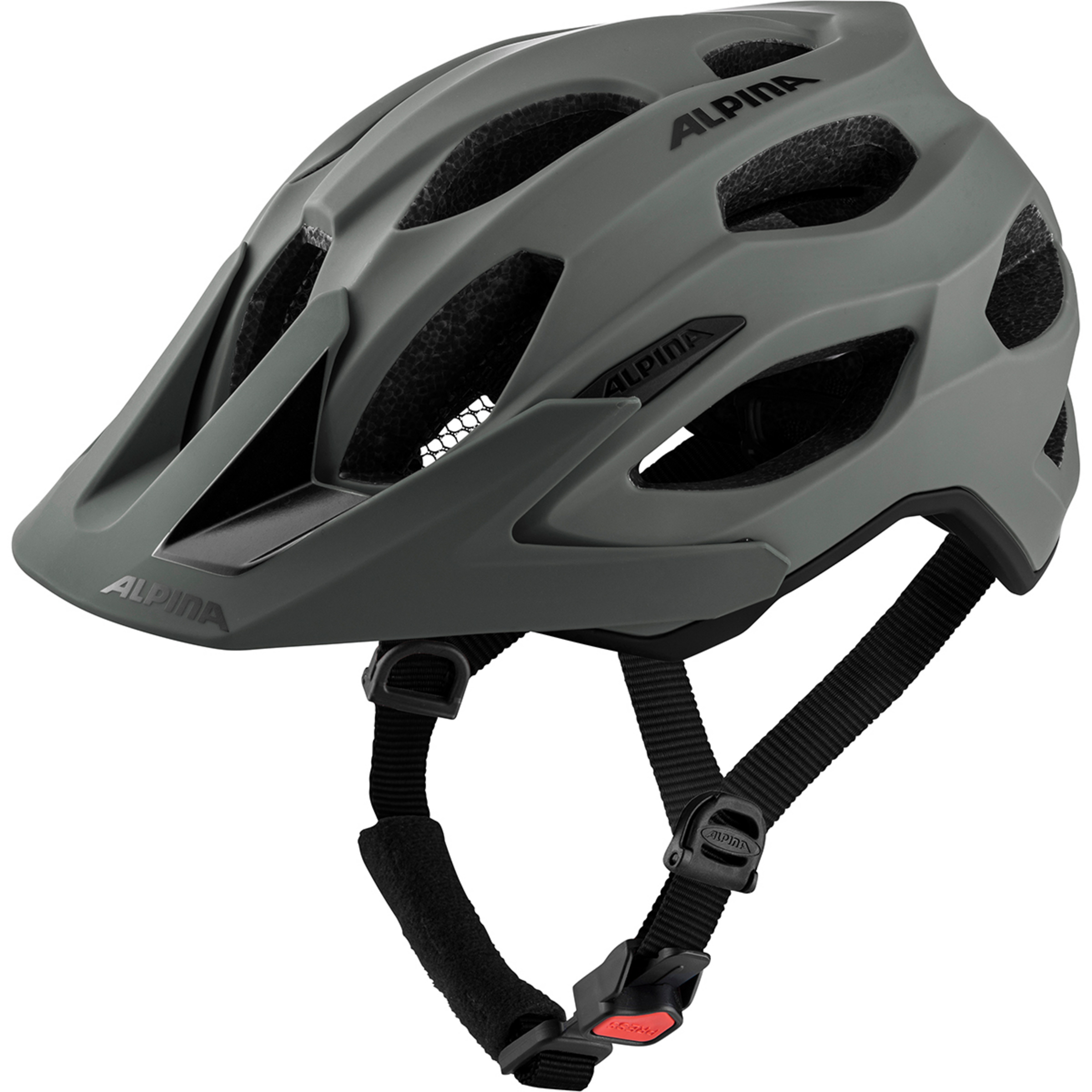 Alpina Carapax 2.0 Fahrradhelm Fahrradhelme grau Größe 52-57CM Mountainbike