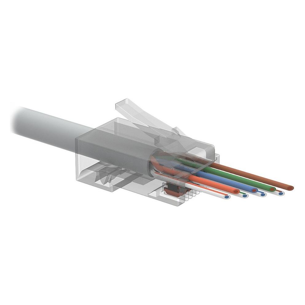 Solarix SXRJ45-6-UTP- Easy -Anschluss RJ45 CAT6 UTP 8p8c 1St (Netzwerk Zubehör) (SXRJ45-6-UTP-EASY)